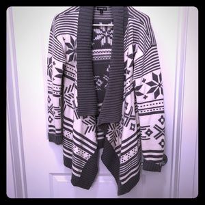 Open cardigan